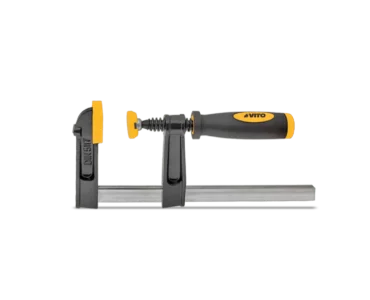 GRAMPO APERTO RAPIDO COM CABO BI-MATÉRIA 120X1000MM